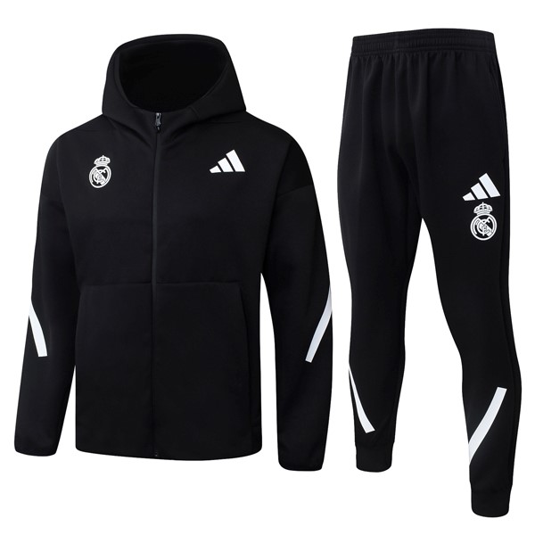 Chandal Con Capucha Real Madrid 2026/27 Negro